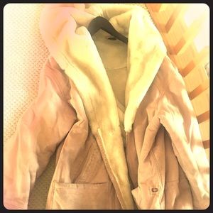 Trade w/ Chrissy ❣️Pink Suede Heavy Jacket